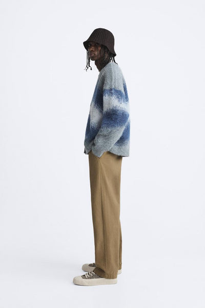 CARDIGAN JACQUARD EFFET MOHAIR